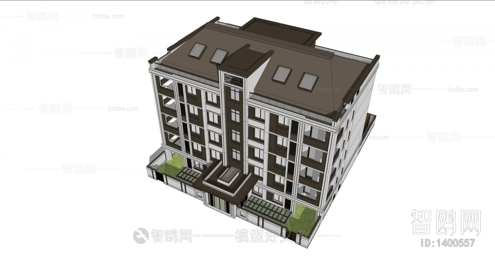 New Chinese Style Building Appearance