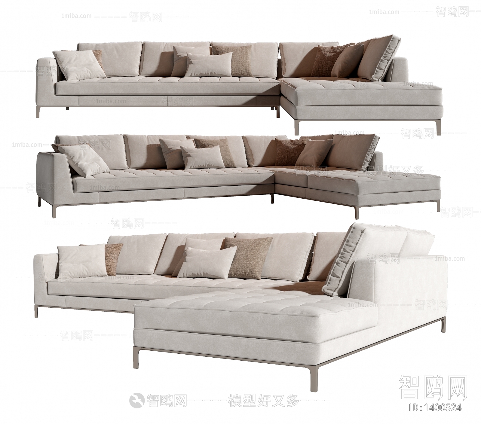 Modern Multi Person Sofa