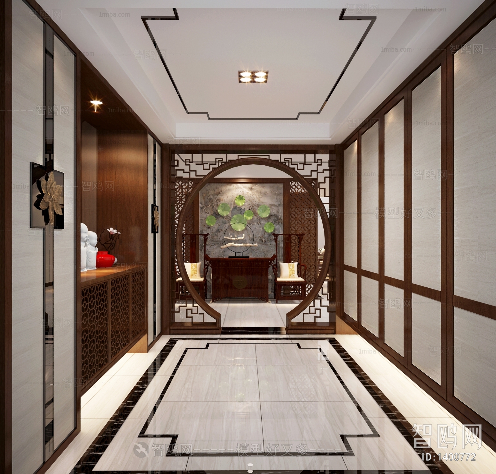 New Chinese Style Hallway