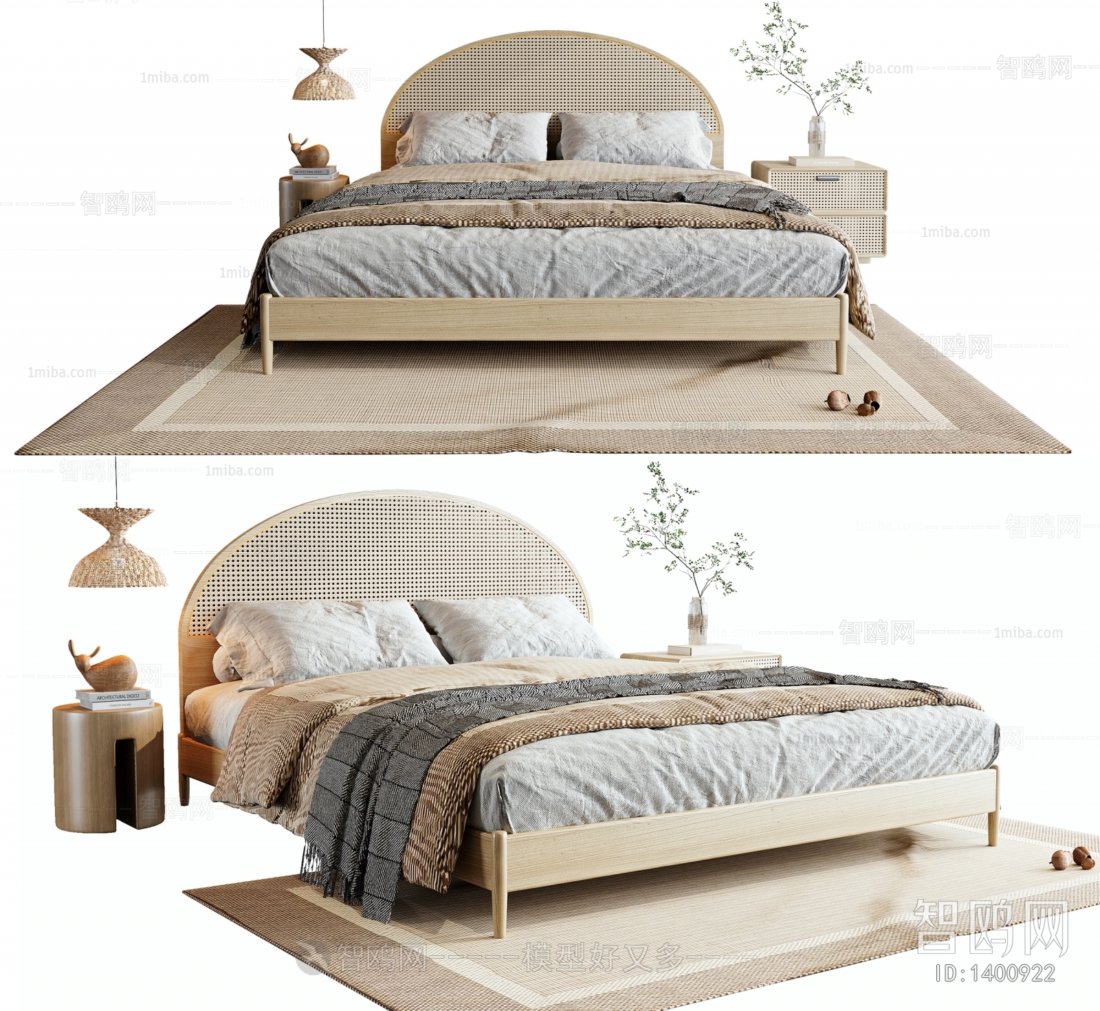 Wabi-sabi Style Child's Bed