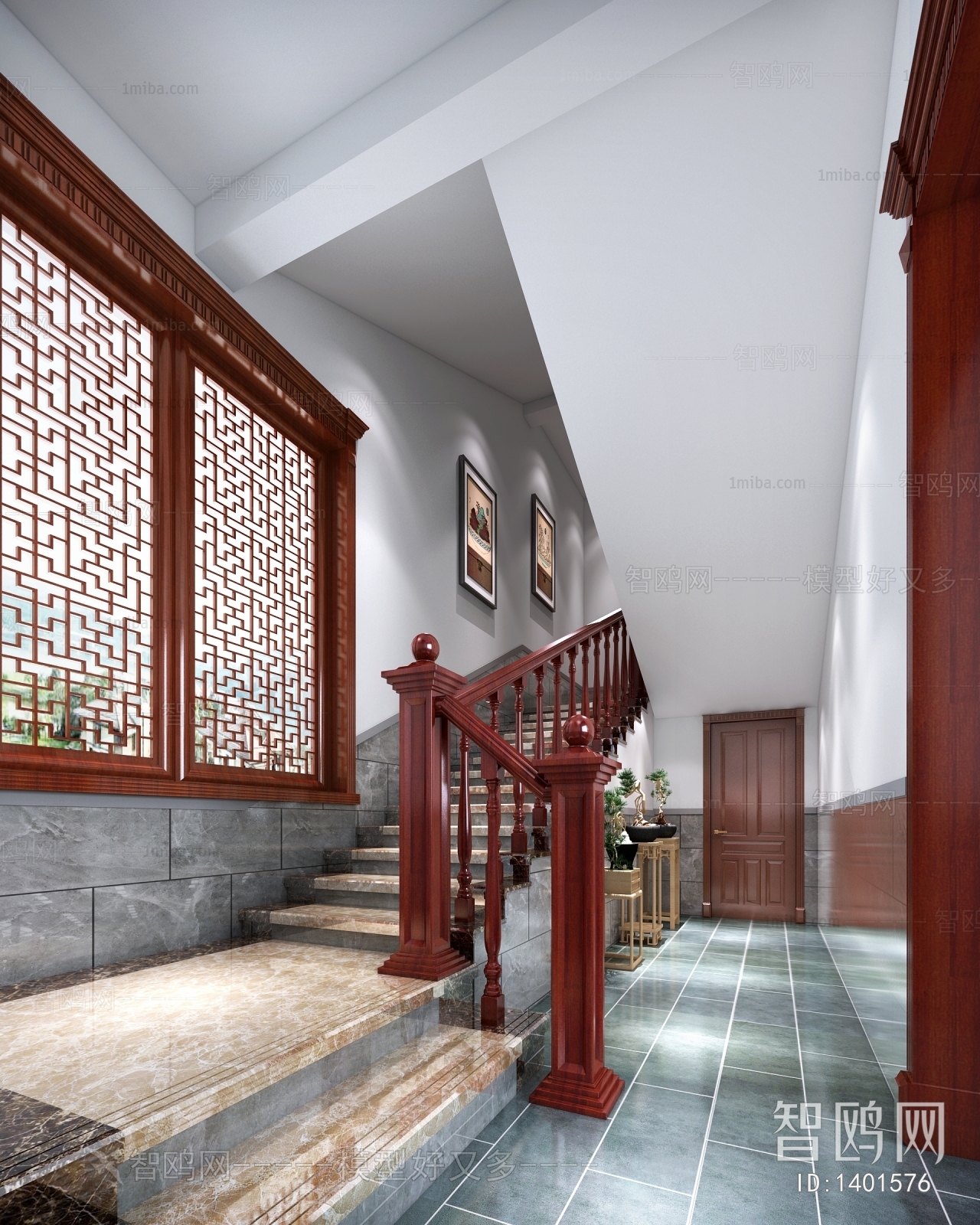 Chinese Style Stairwell