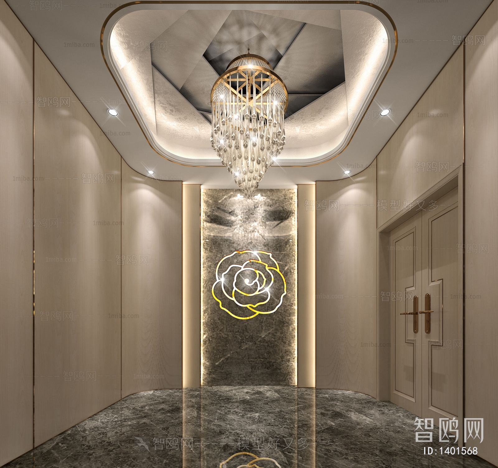 New Chinese Style Hallway