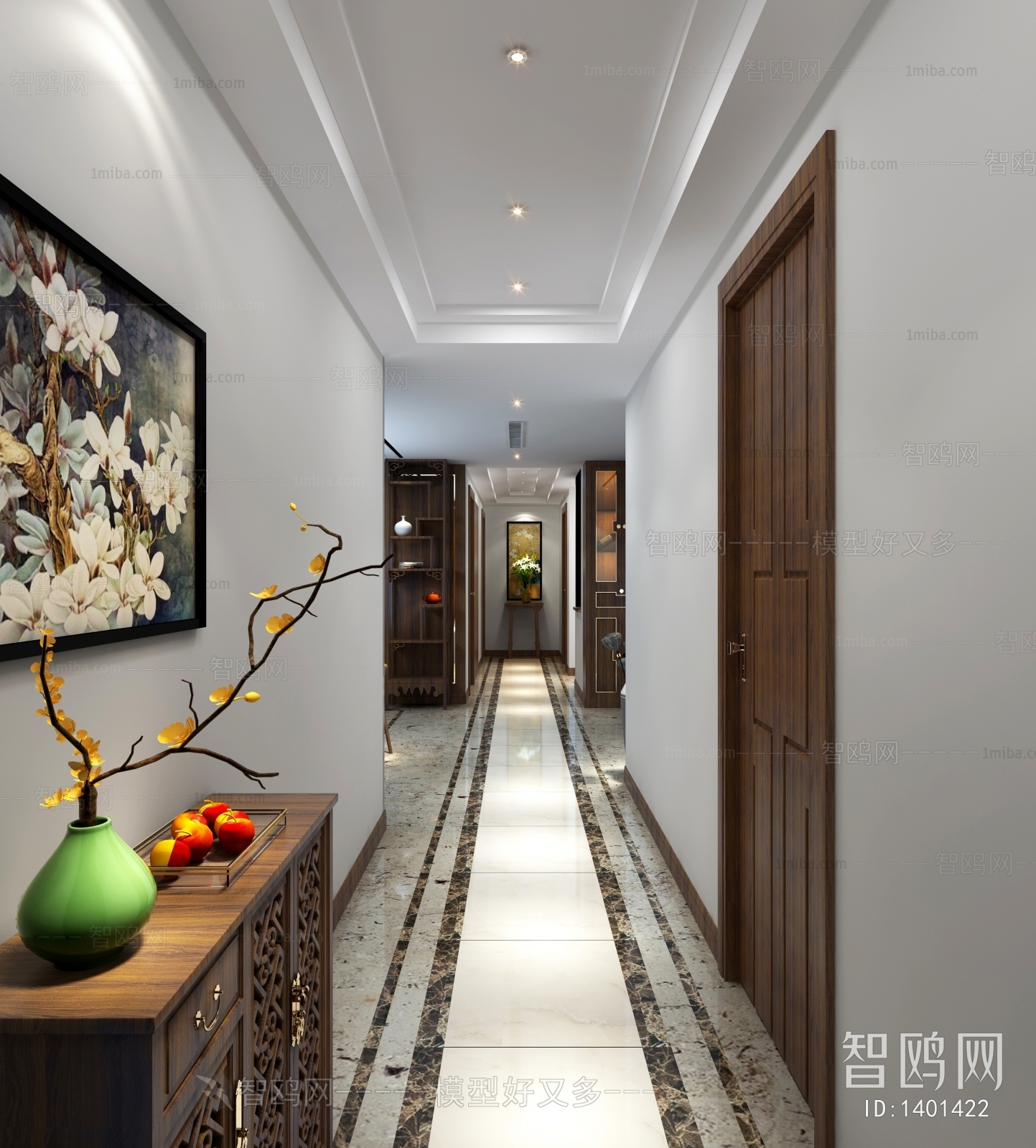 New Chinese Style Hallway