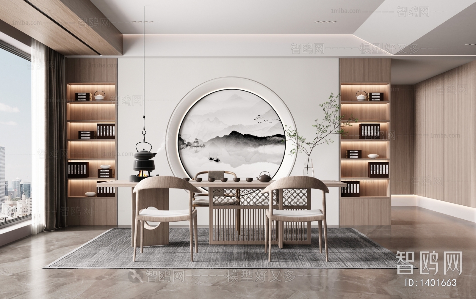 Modern New Chinese Style Tea House