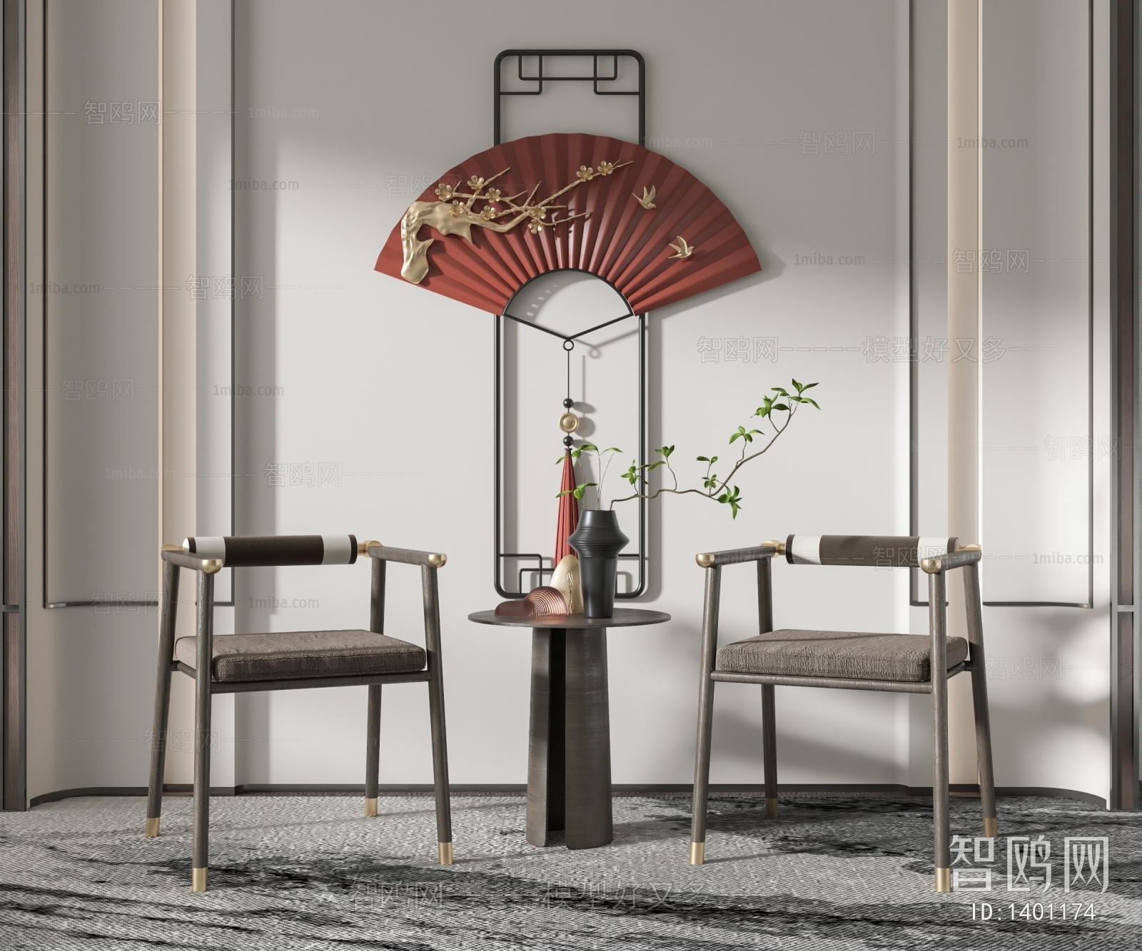 New Chinese Style Single Chair