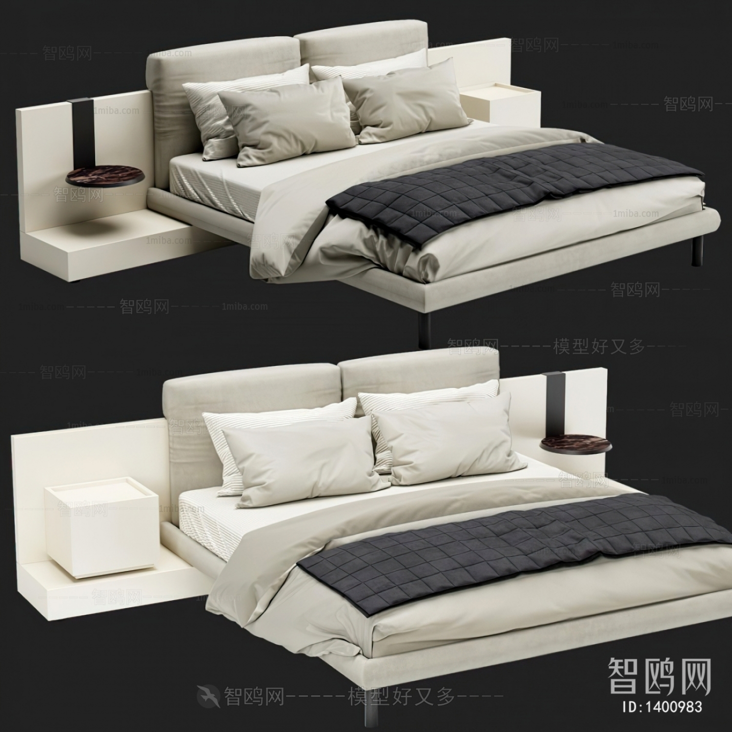 Modern Double Bed