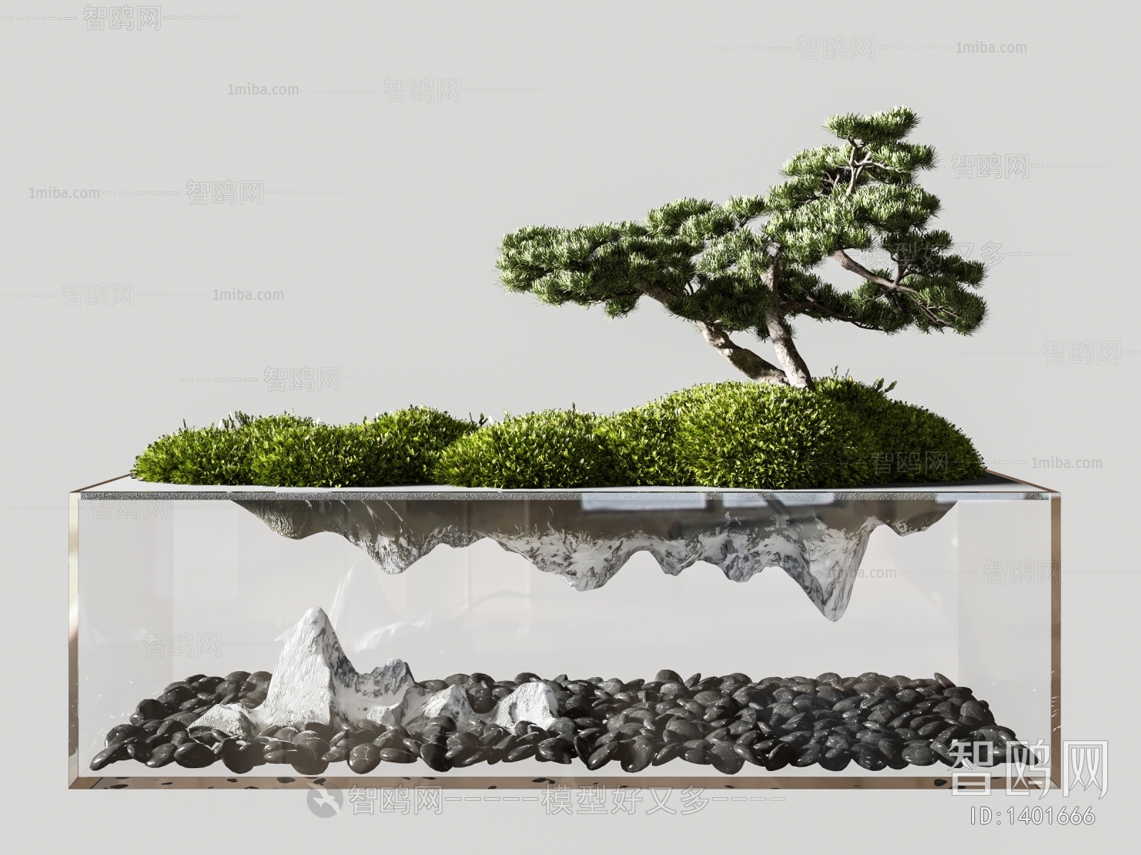 New Chinese Style Bonsai