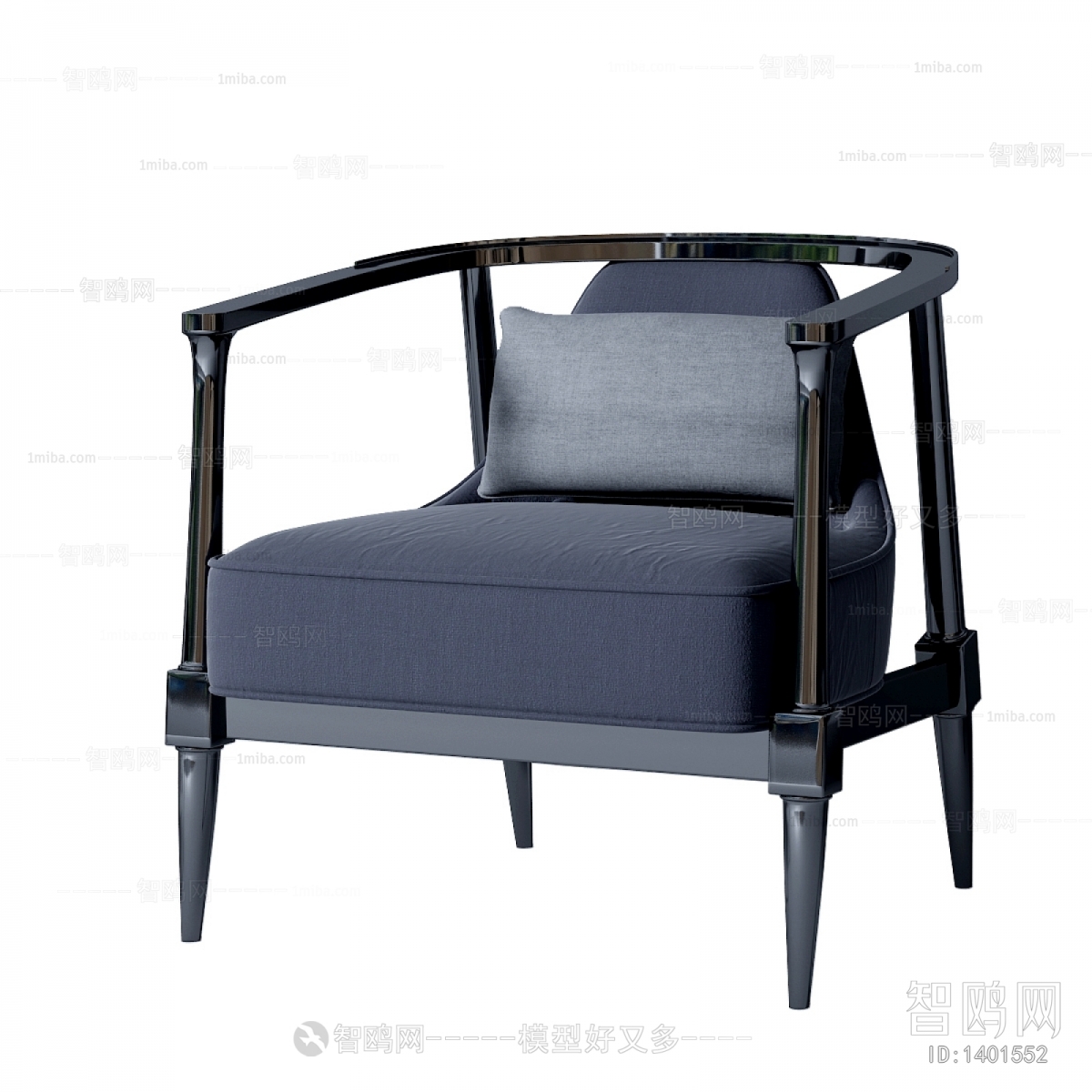 New Chinese Style Lounge Chair