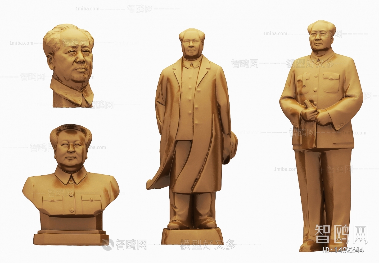 中式毛主席 雕塑