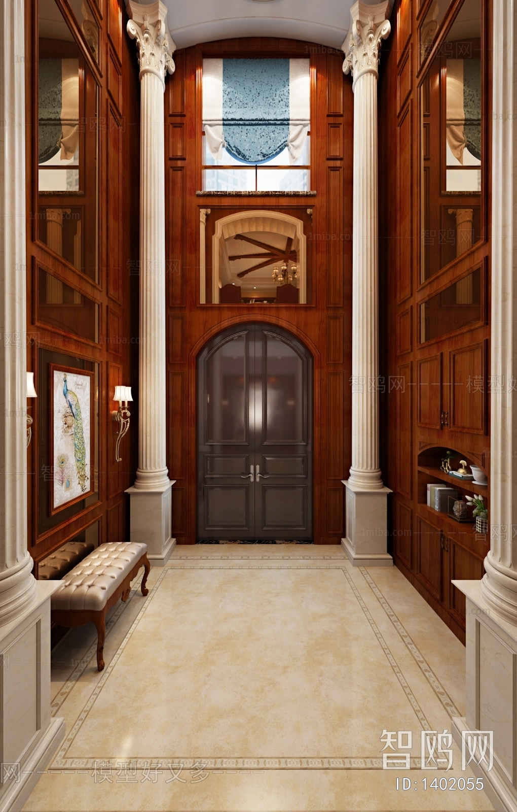 American Style Hallway