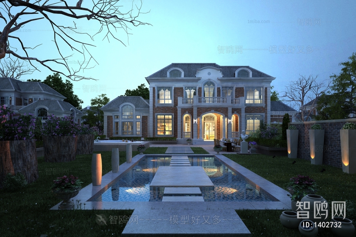 European Style Villa Appearance