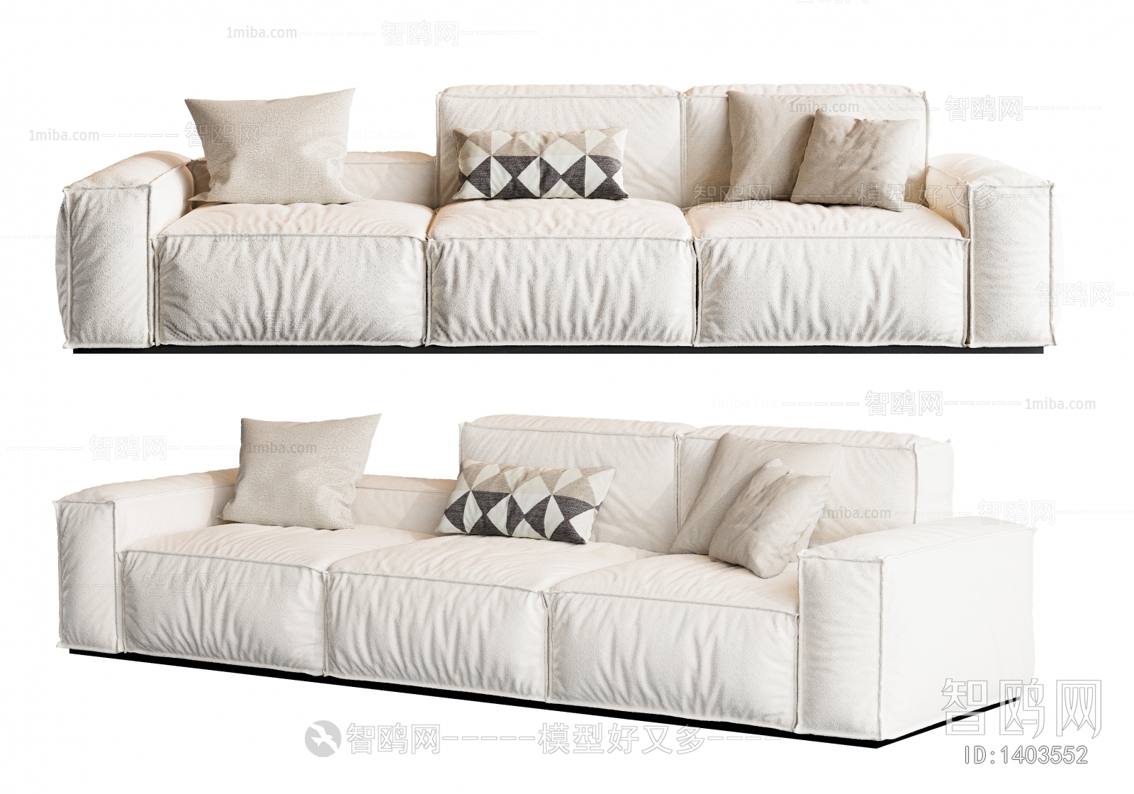 Modern Three-seat Sofa