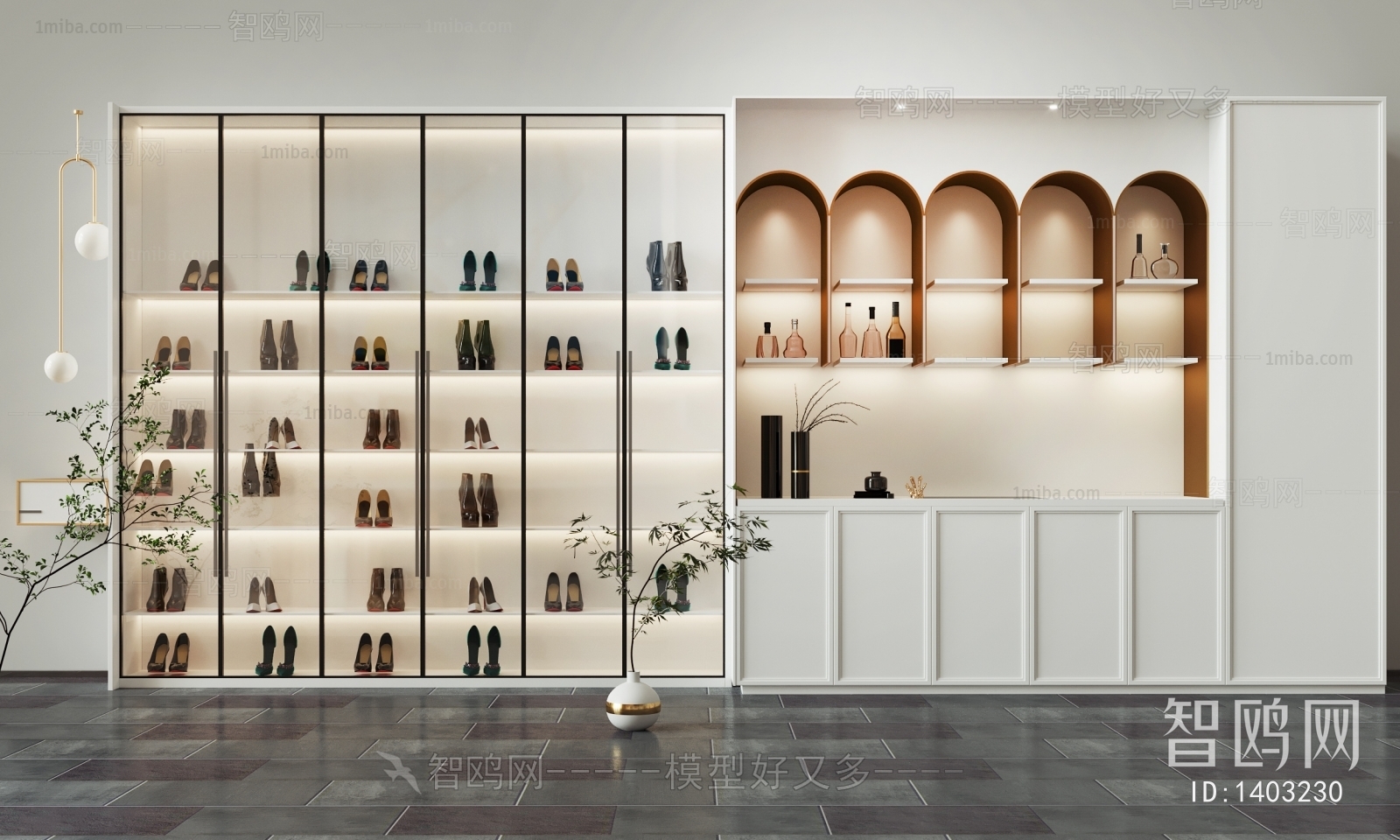 Modern Shoe Cabinet