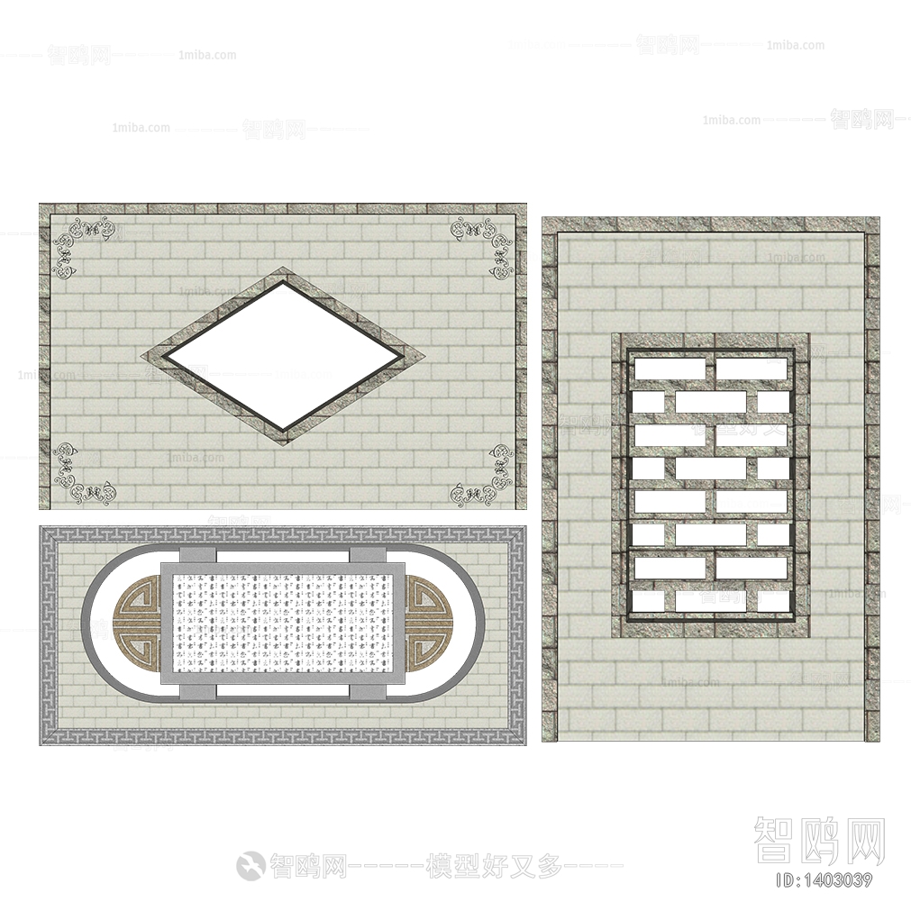 New Chinese Style Building Component