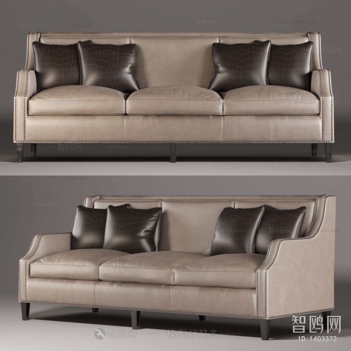 American Style Three-seat Sofa