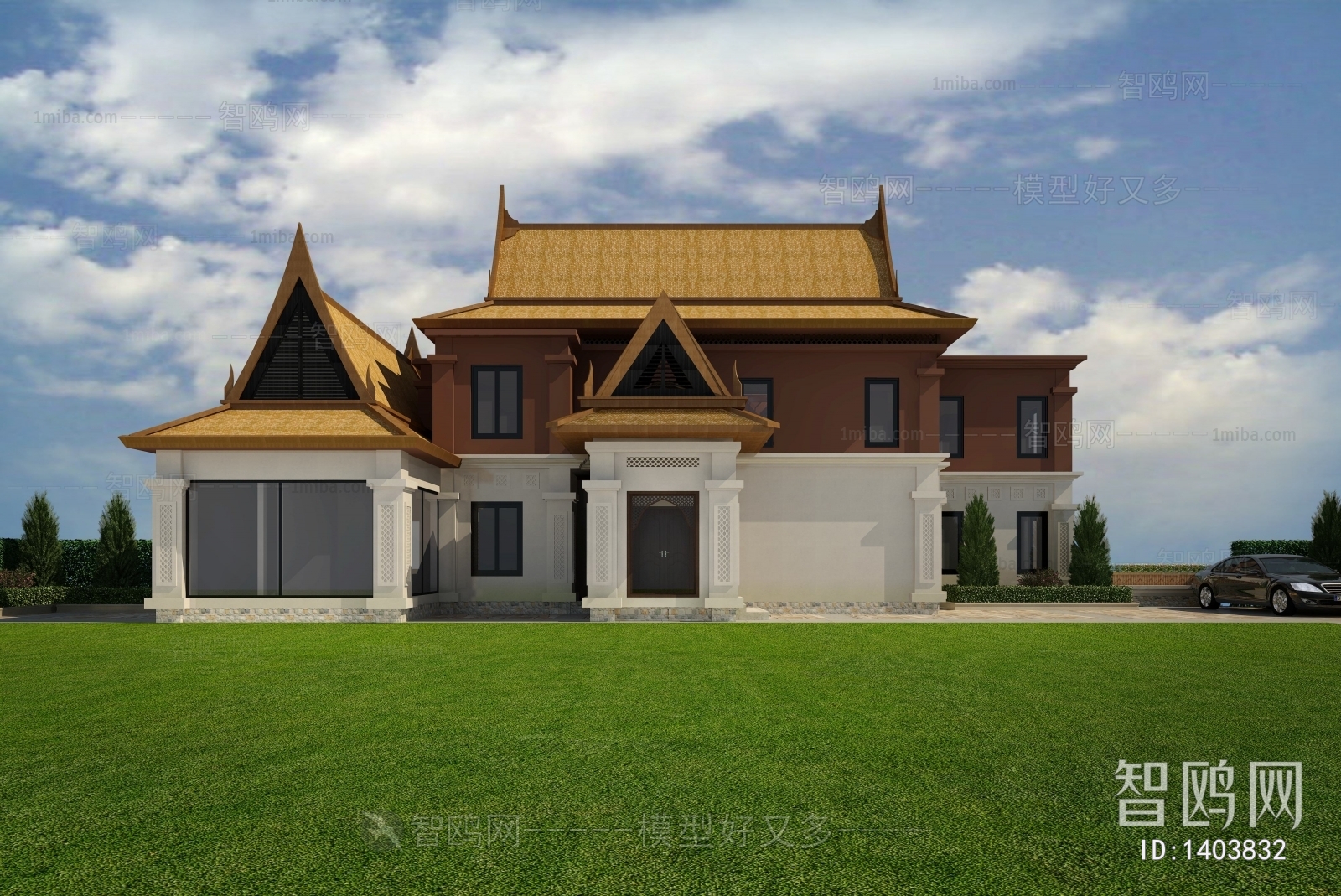 Southeast Asian Style Villa Appearance