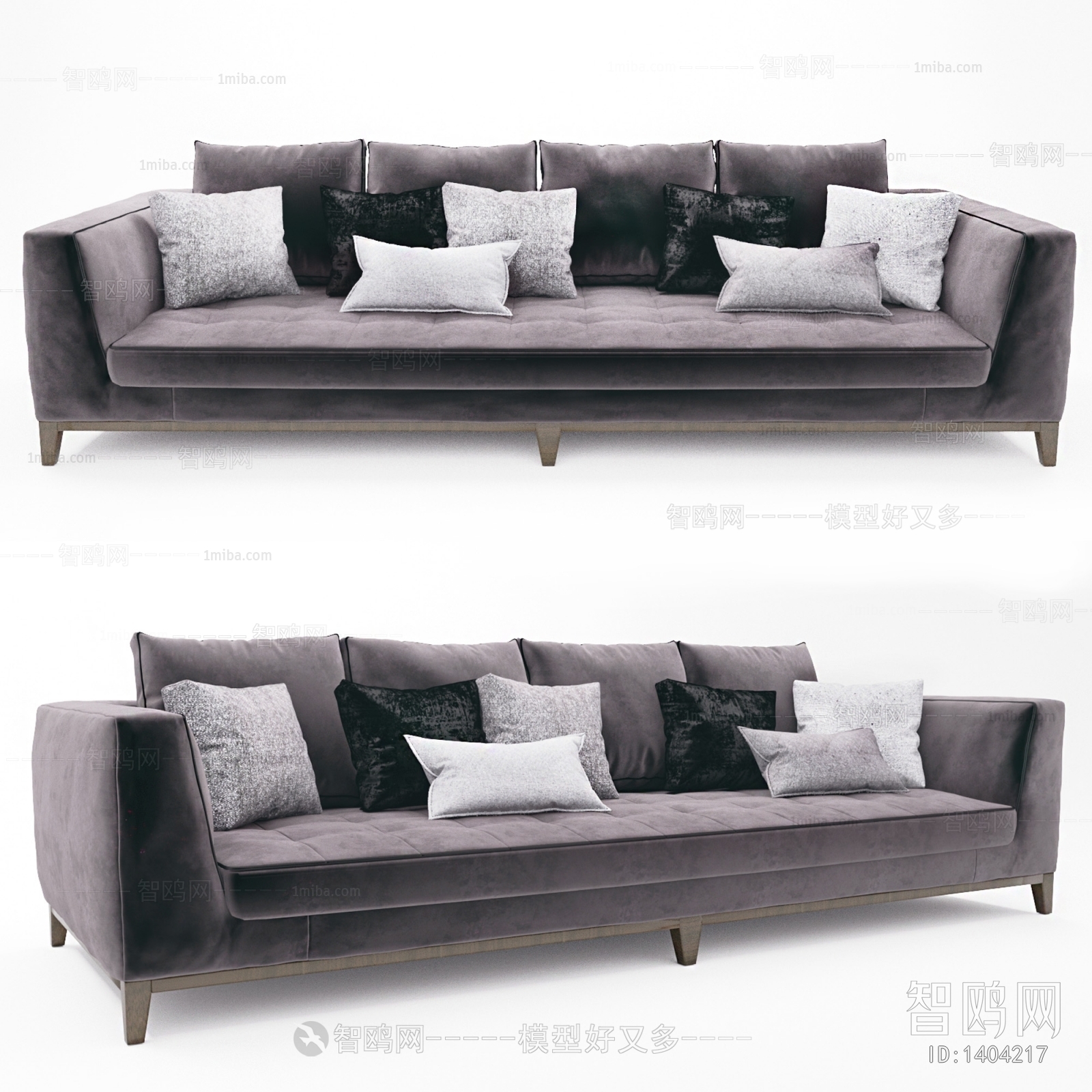 Modern Three-seat Sofa