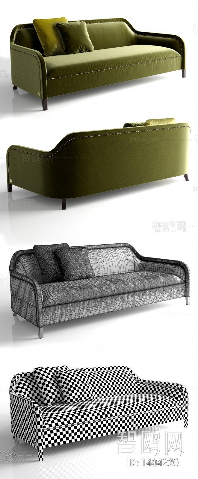 Modern Three-seat Sofa