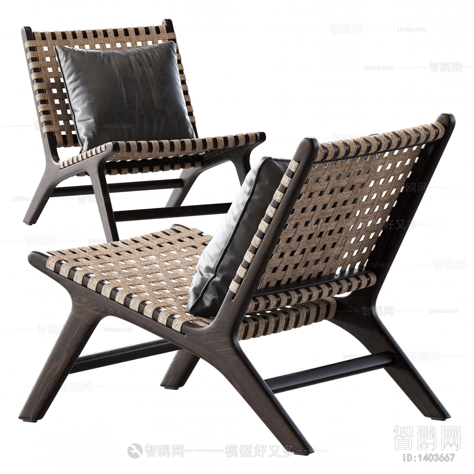 Nordic Style Wabi-sabi Style Lounge Chair