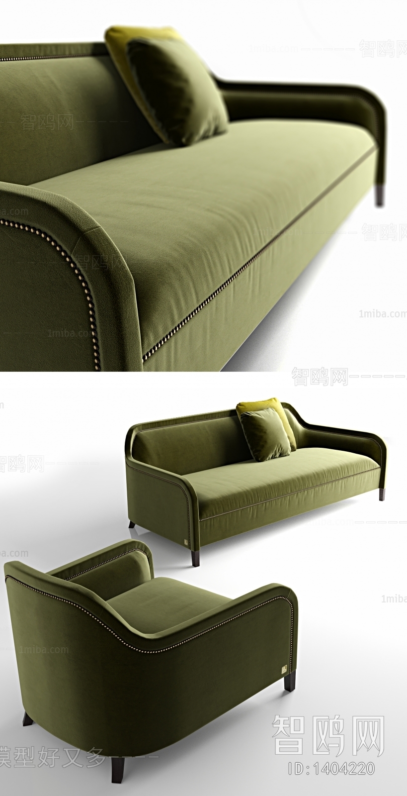 Modern Three-seat Sofa