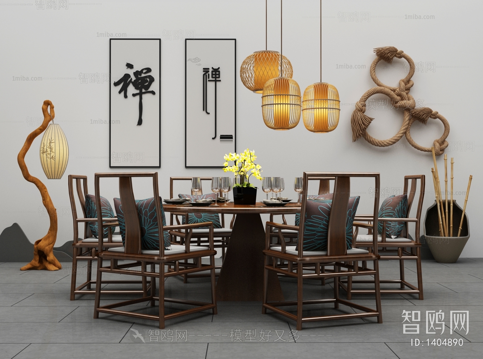 New Chinese Style Dining Table And Chairs