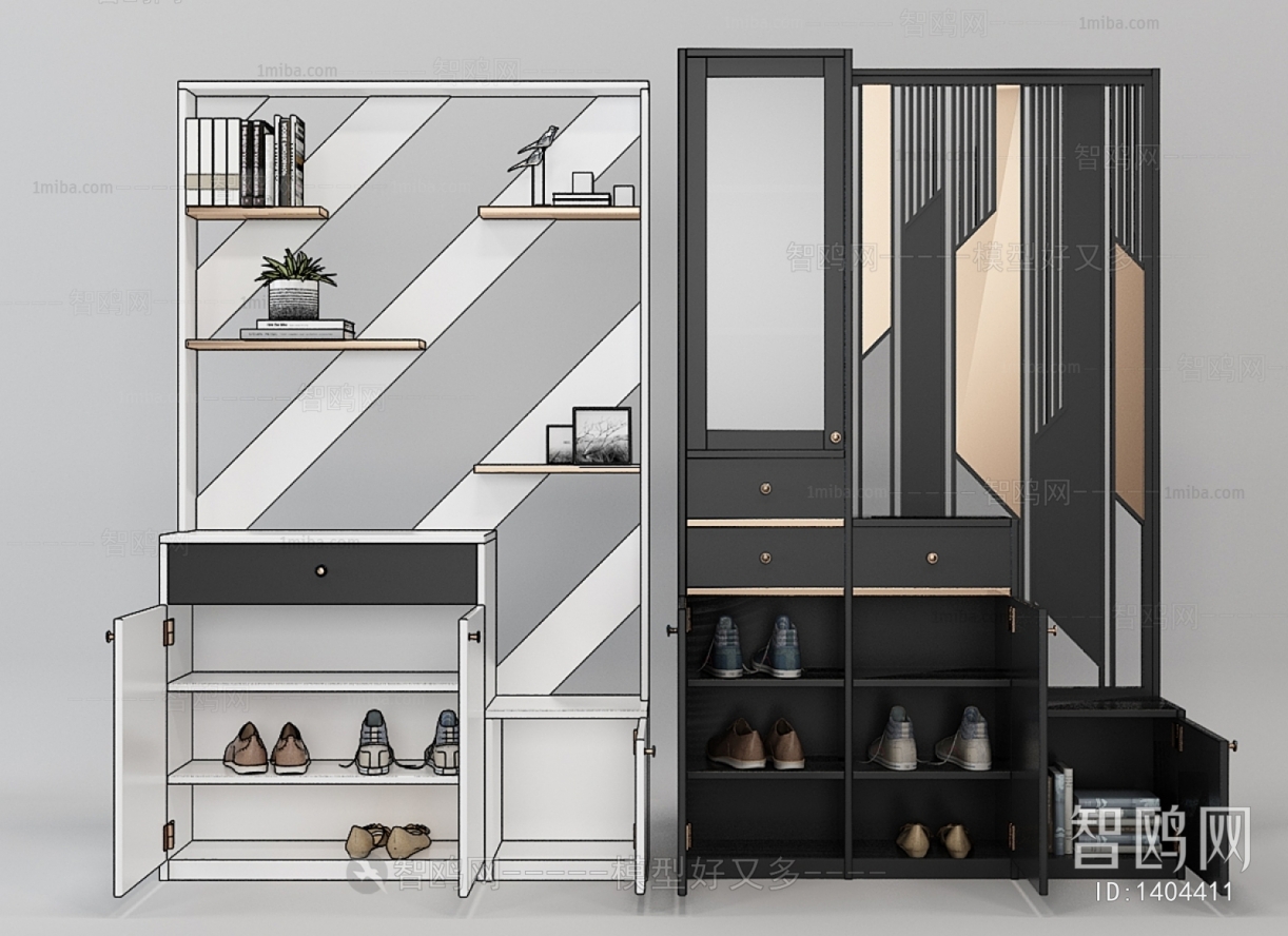 Modern Shoe Cabinet