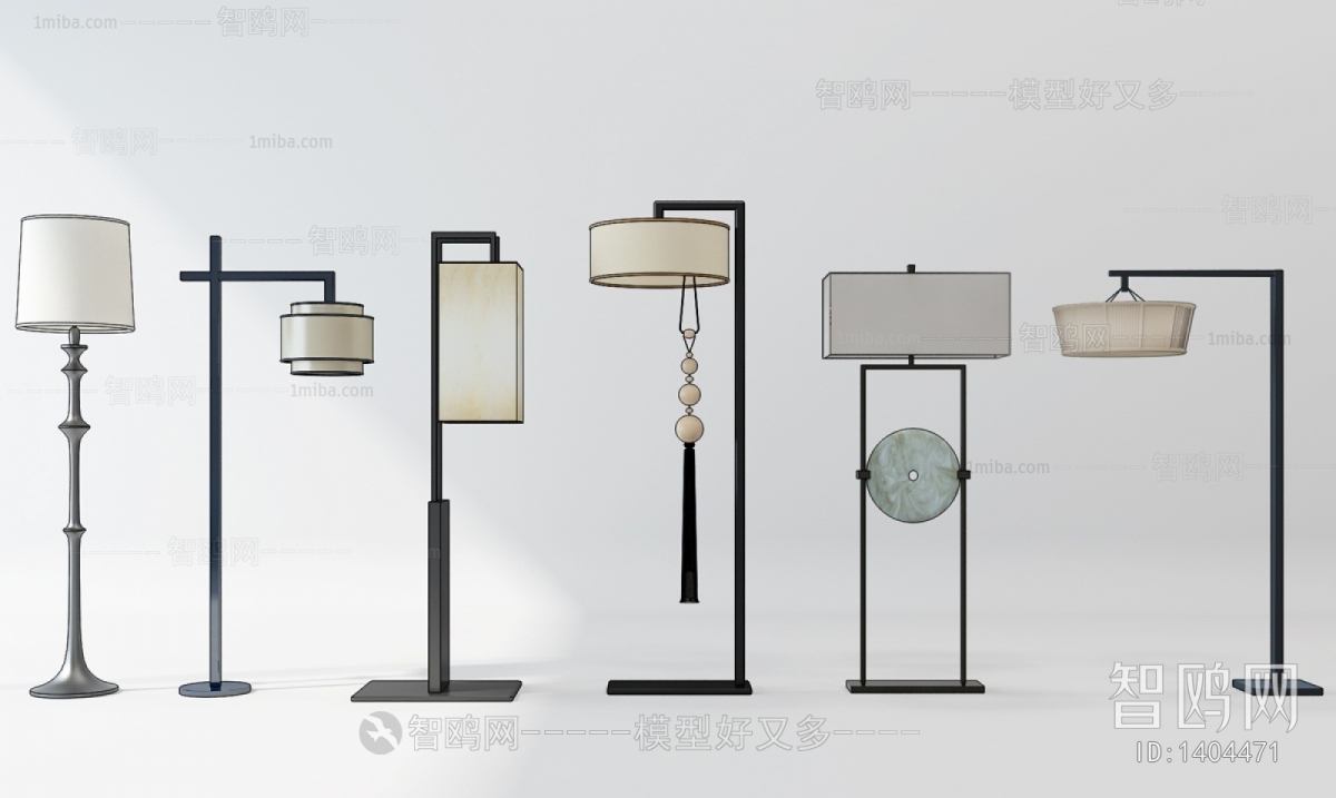 New Chinese Style Floor Lamp