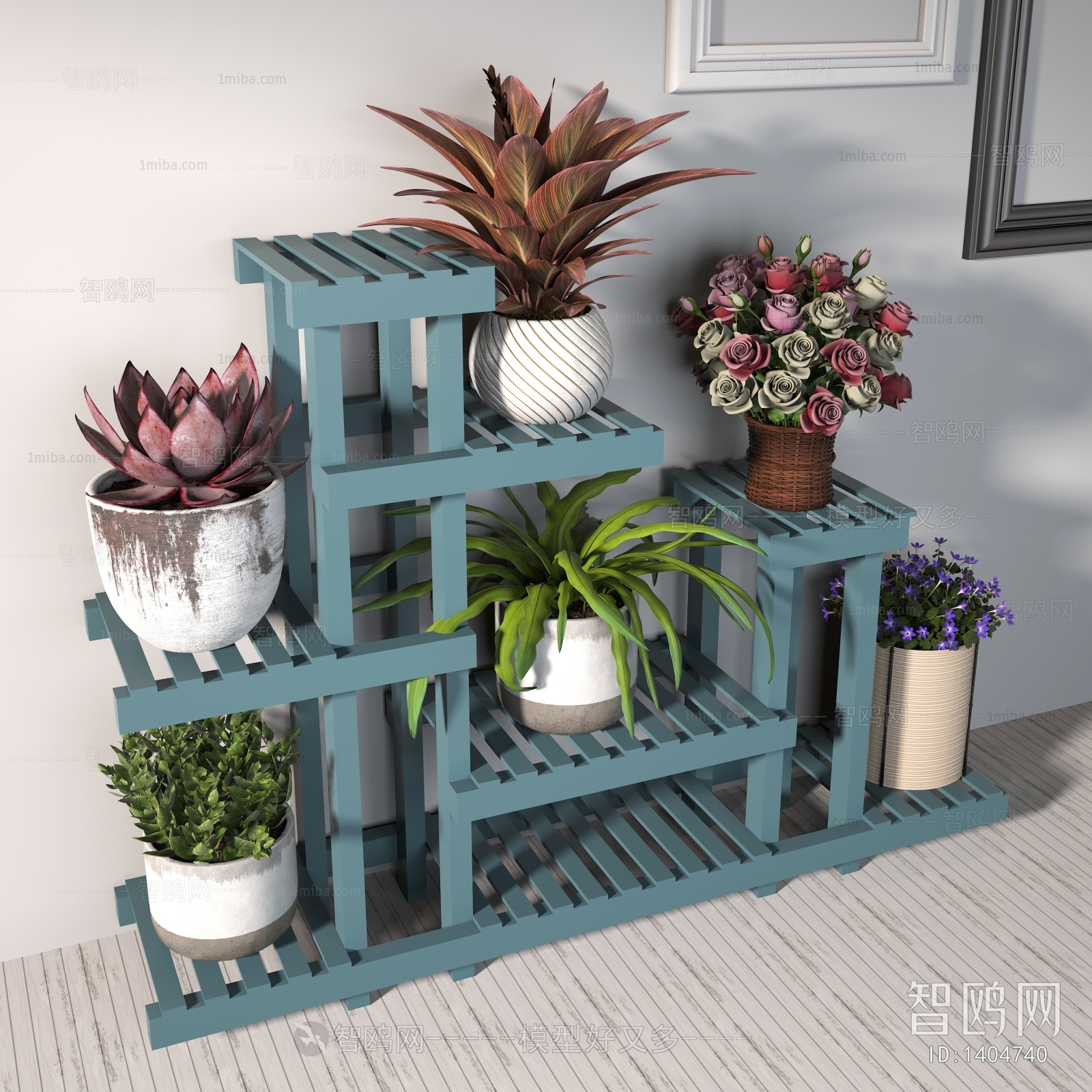 Modern Flower Shelf