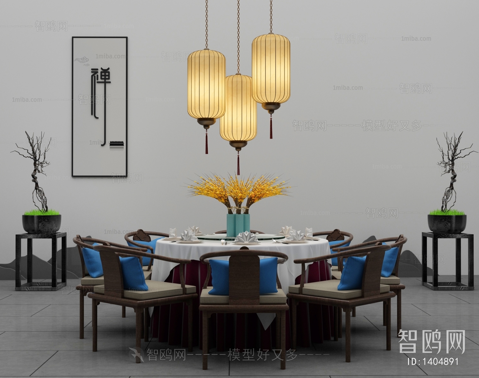 New Chinese Style Dining Table And Chairs