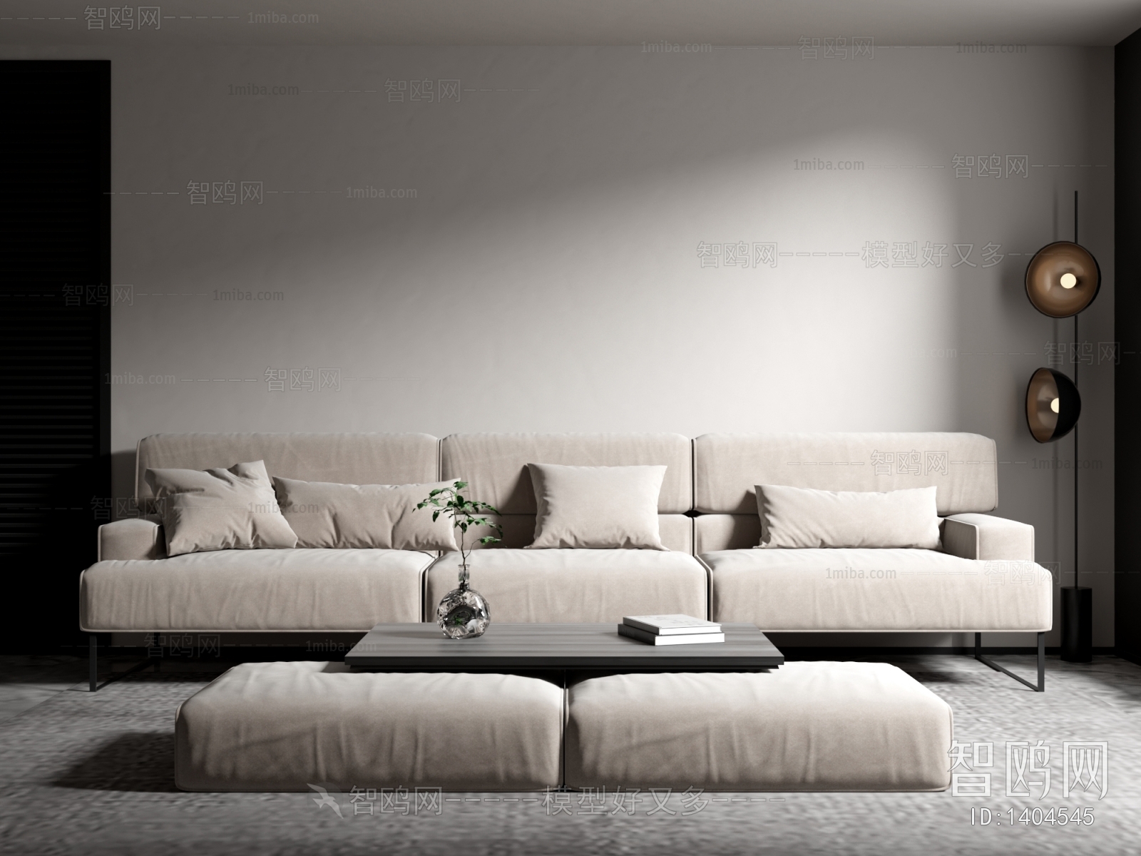 Modern Three-seat Sofa