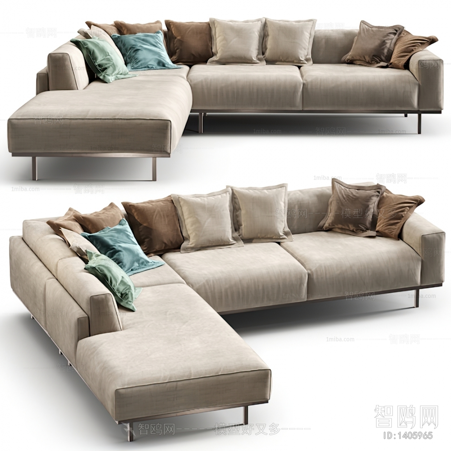 Modern Multi Person Sofa