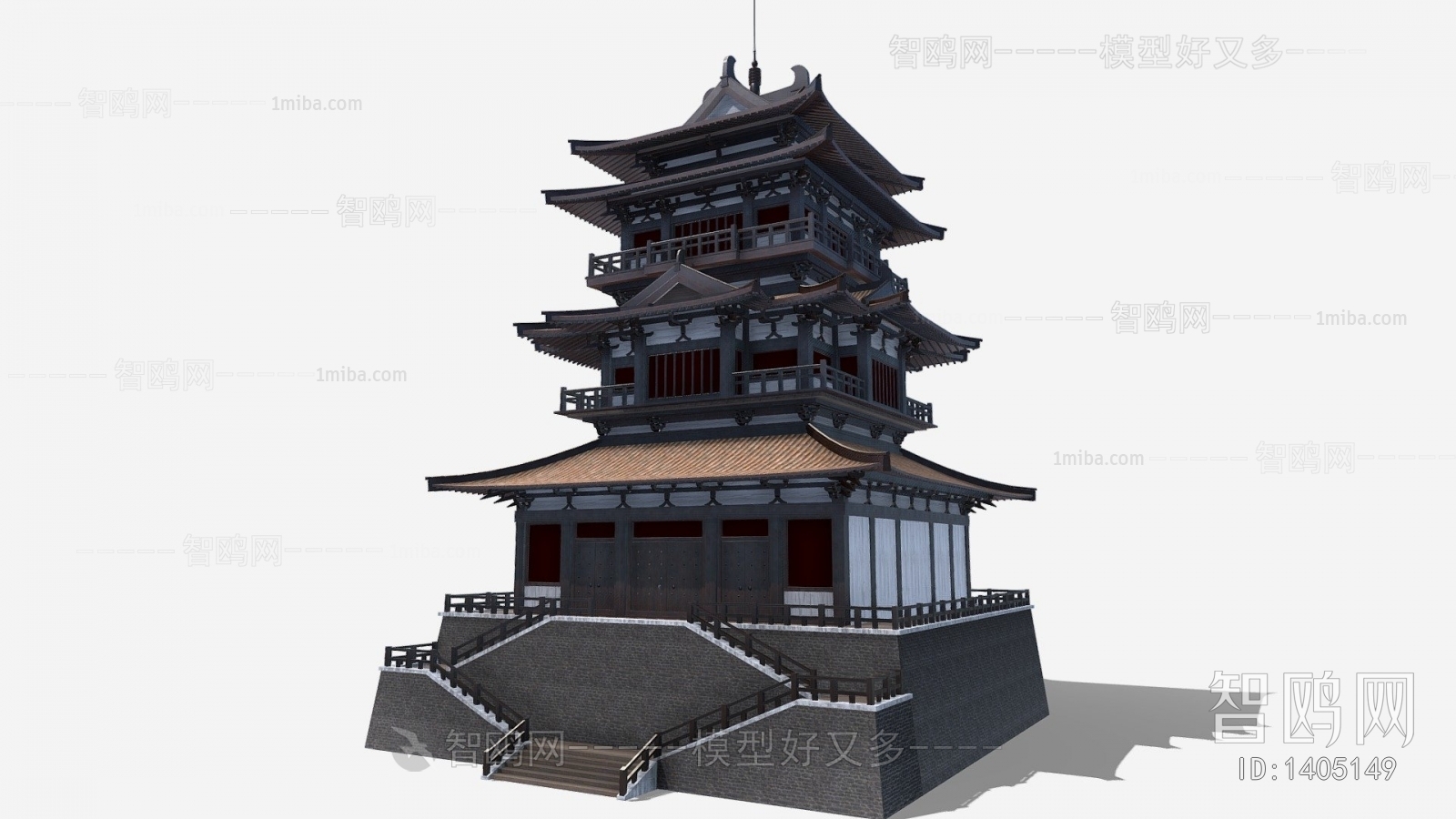 Chinese Style Ancient Architectural Buildings