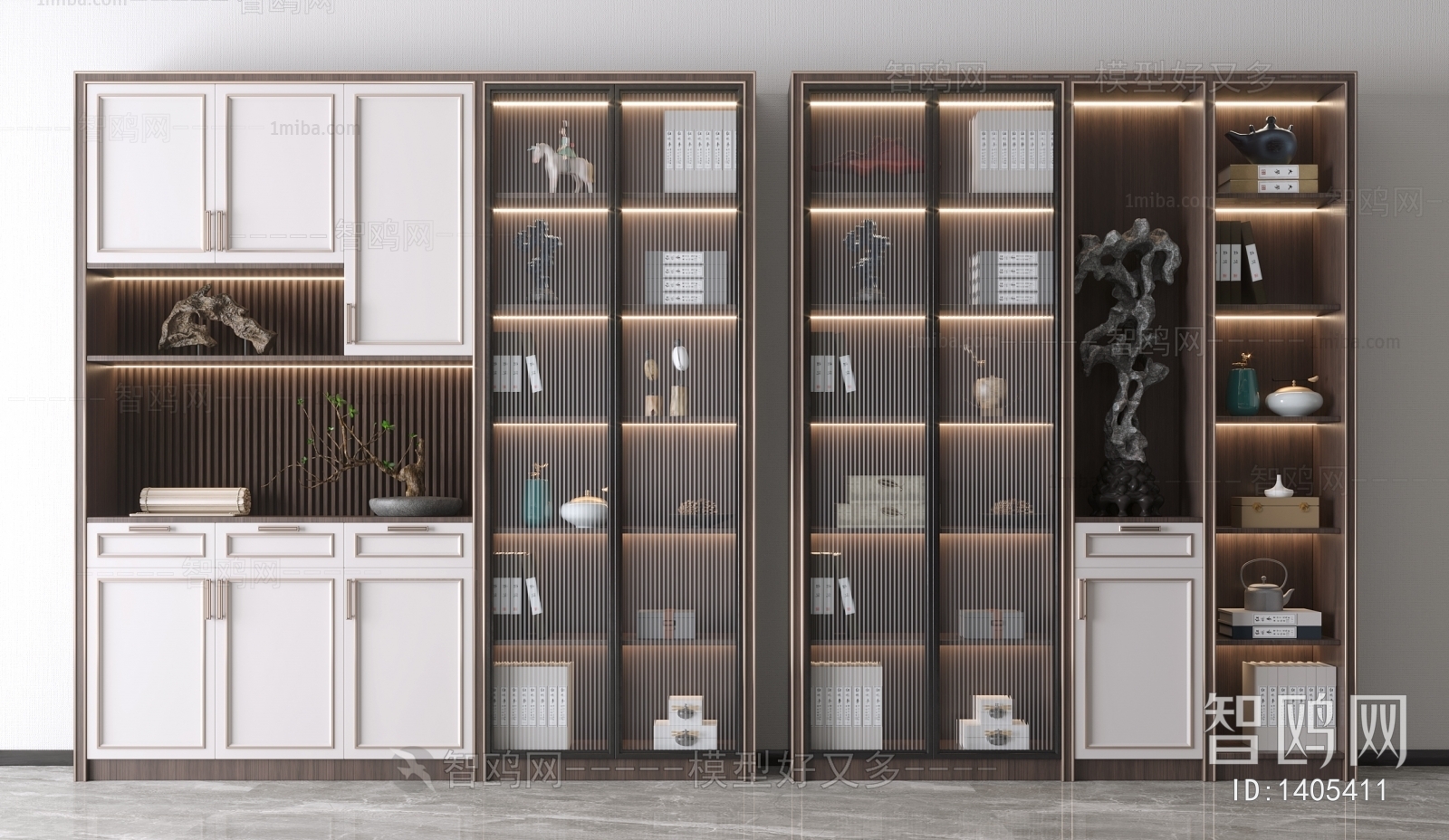 New Chinese Style Bookcase