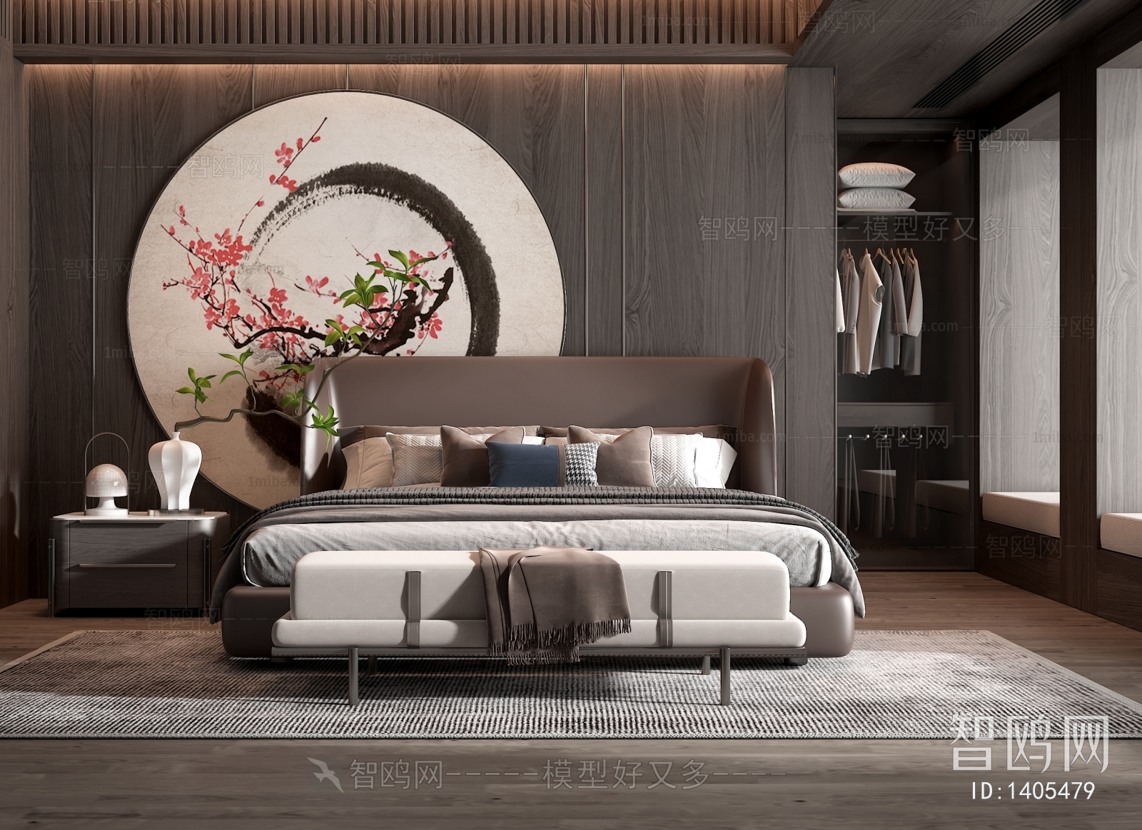 New Chinese Style Bedroom