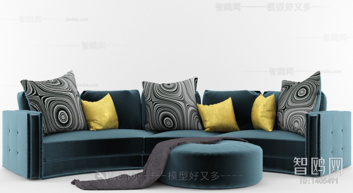 Modern Curved Sofa