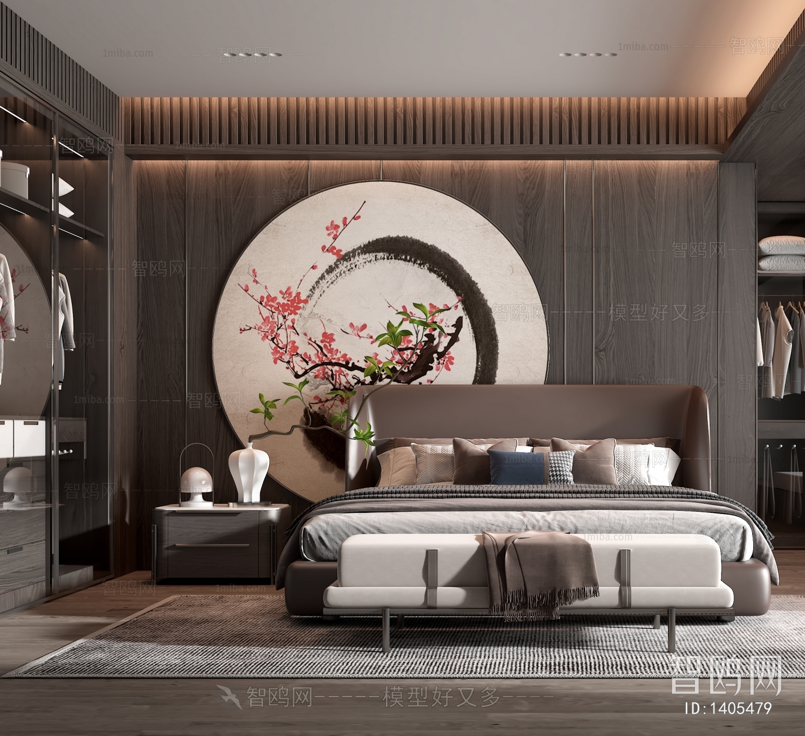 New Chinese Style Bedroom