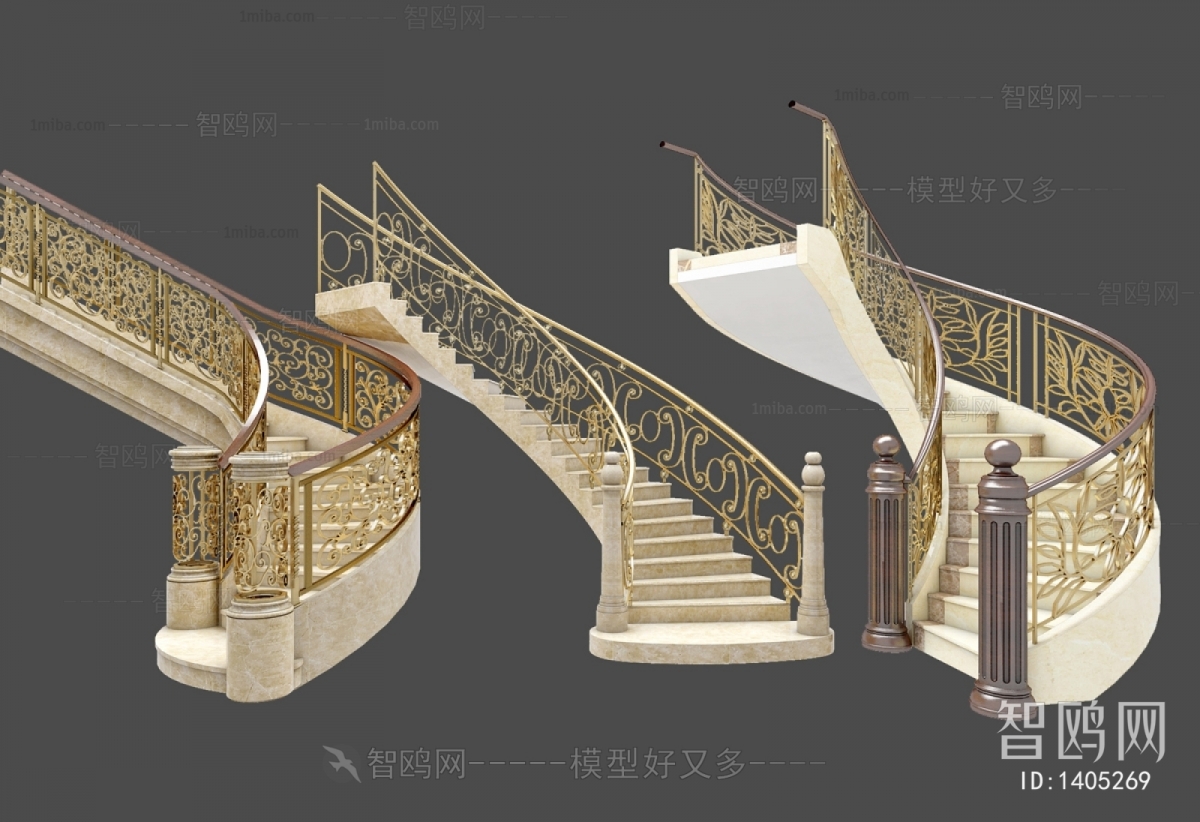 Modern Stair Balustrade/elevator