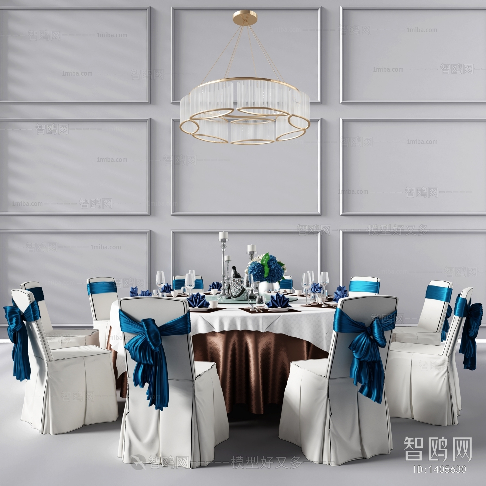 Modern European Style Dining Table And Chairs