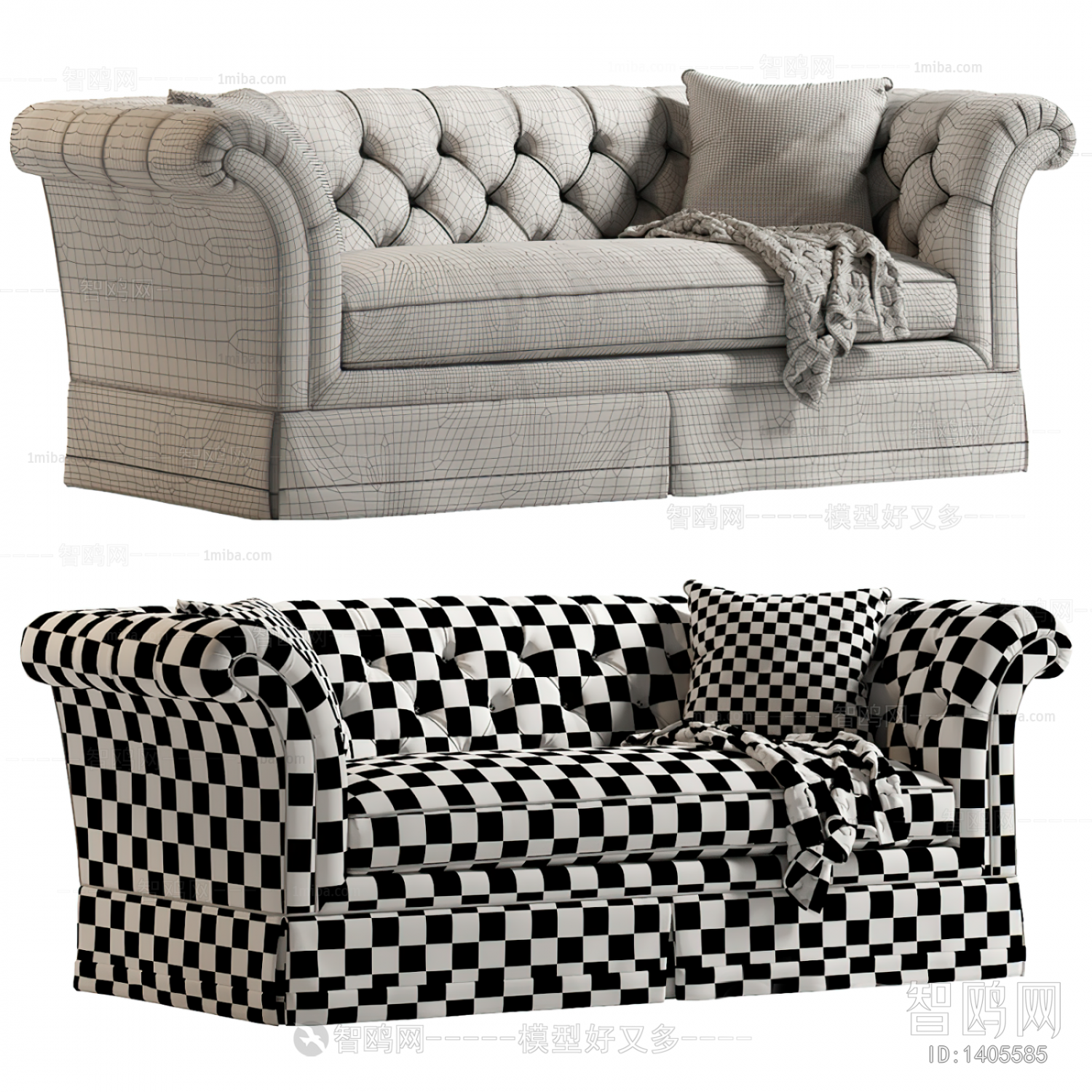 American Style A Sofa For Two