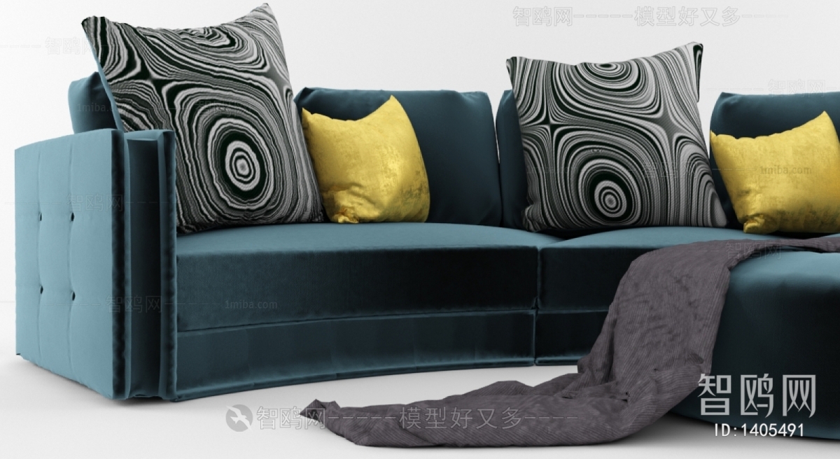 Modern Curved Sofa