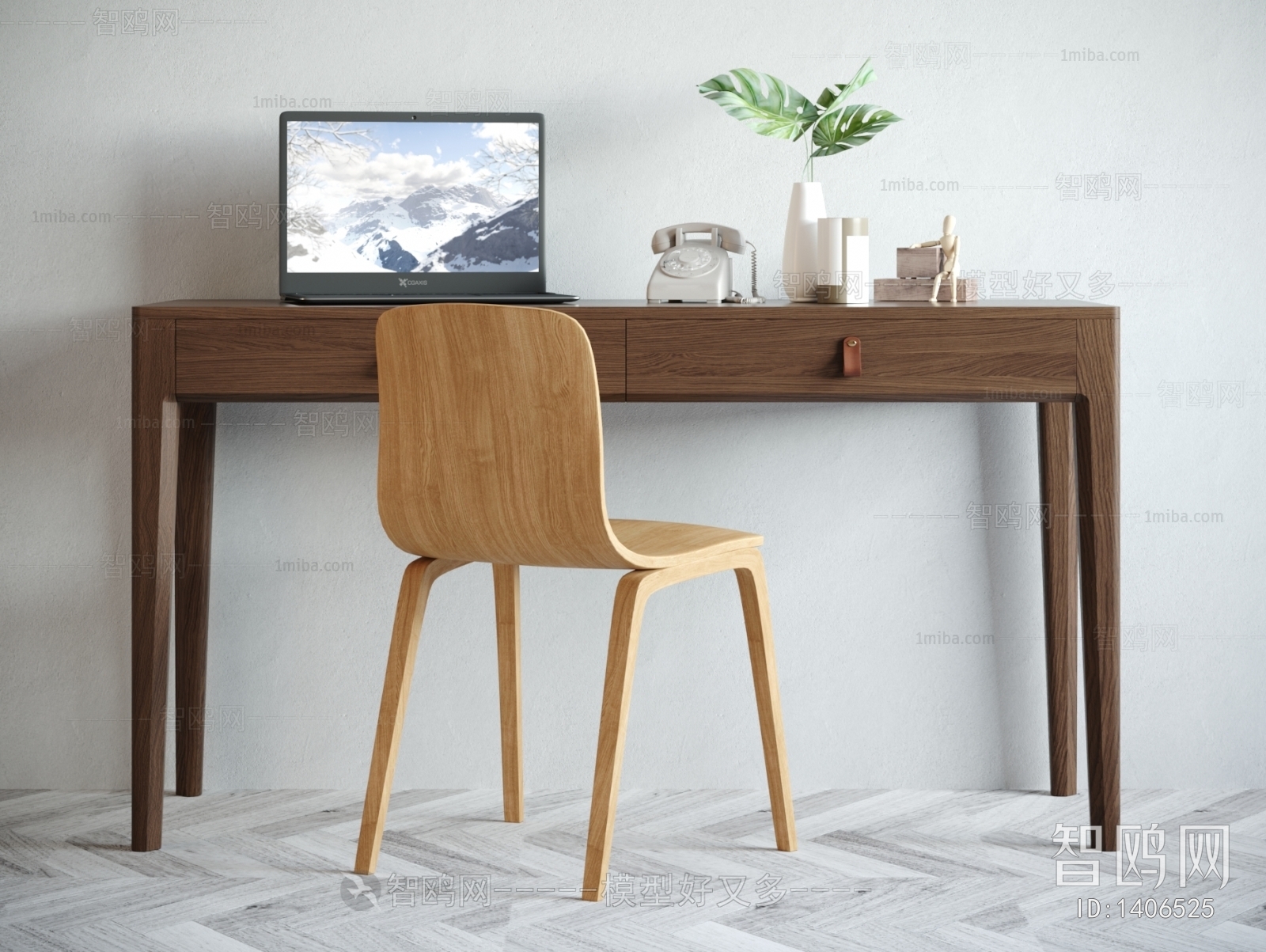 Industrial Style Computer Desk And Chair