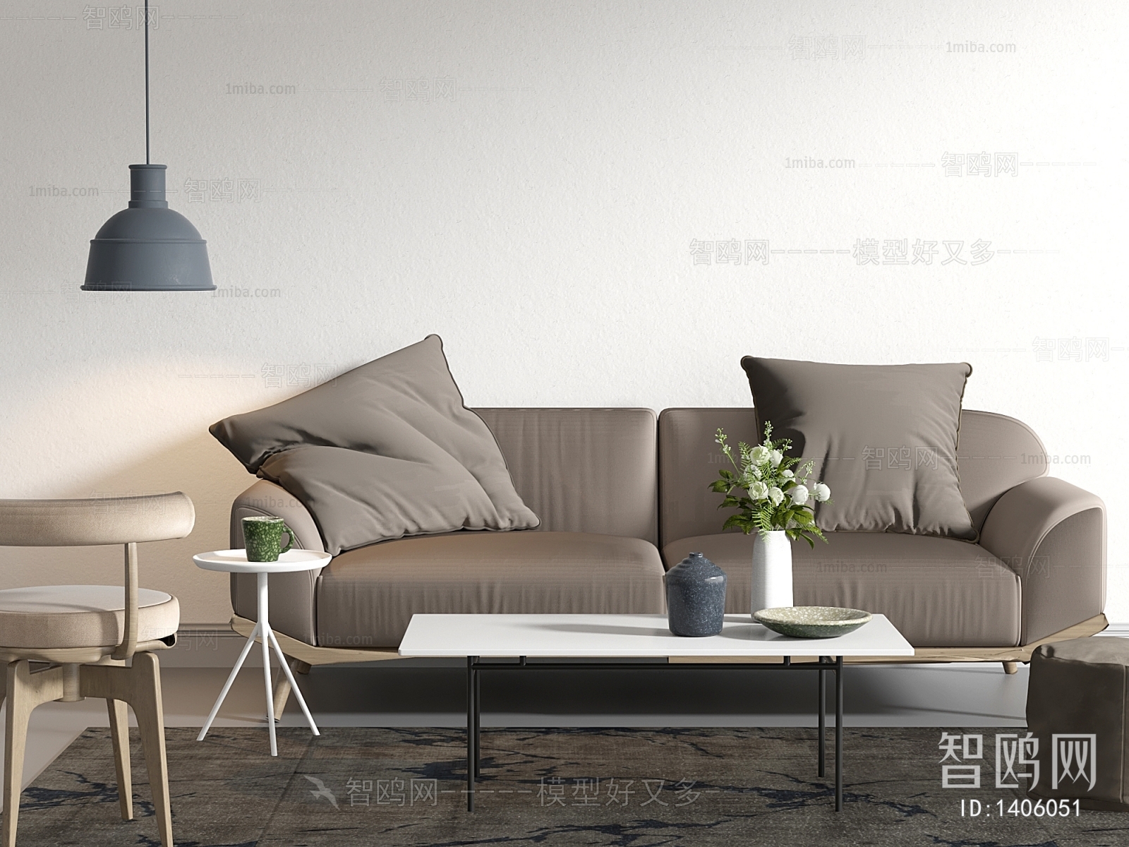 Nordic Style Sofa Combination