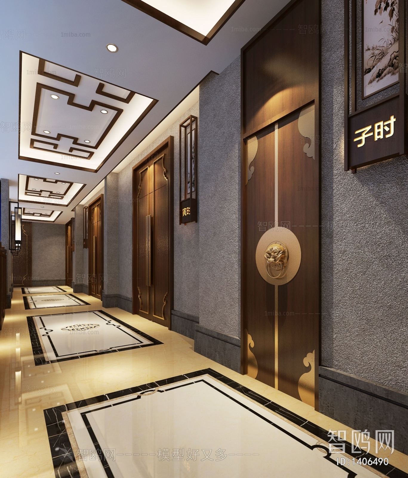 New Chinese Style Corridor