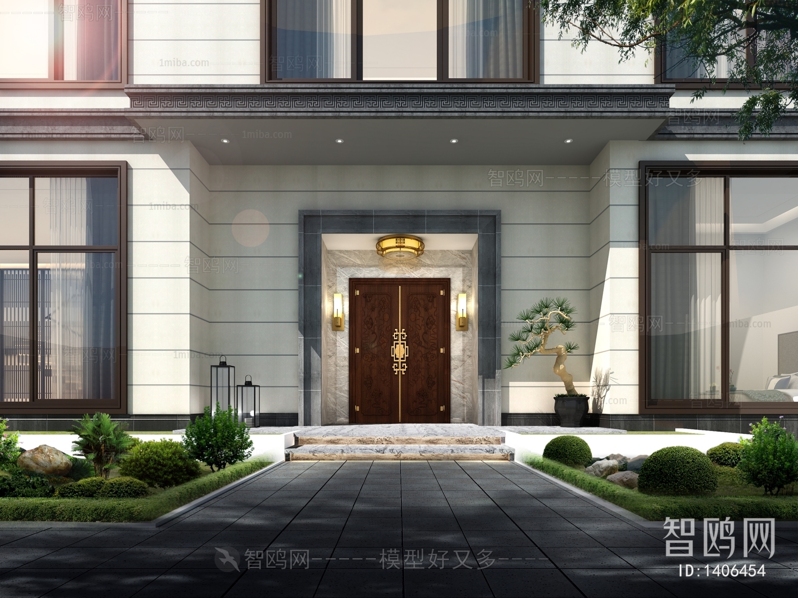 New Chinese Style Facade Element