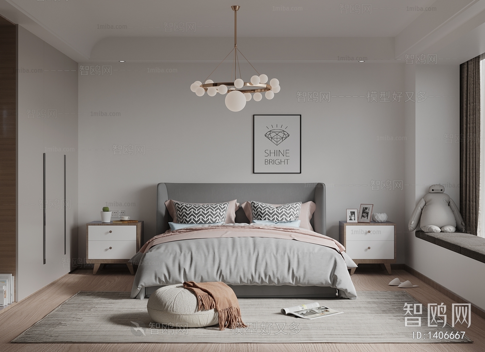 Nordic Style Bedroom