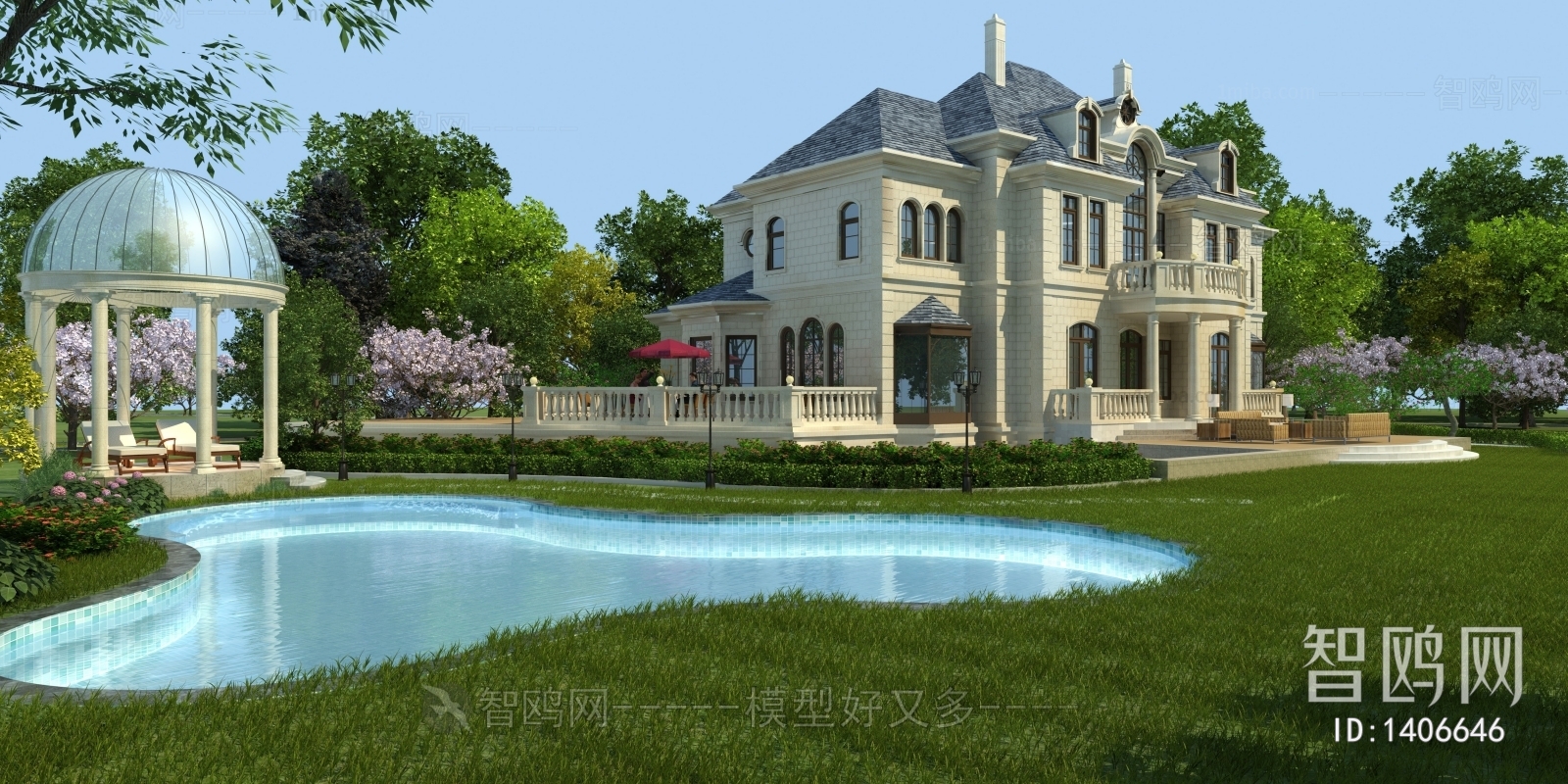 European Style Villa Appearance