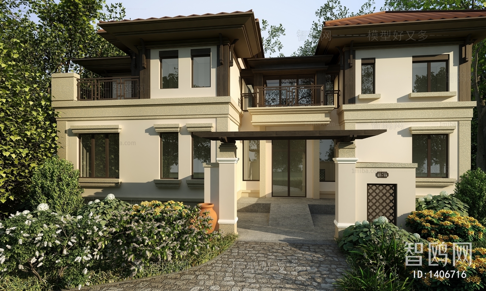 European Style Villa Appearance