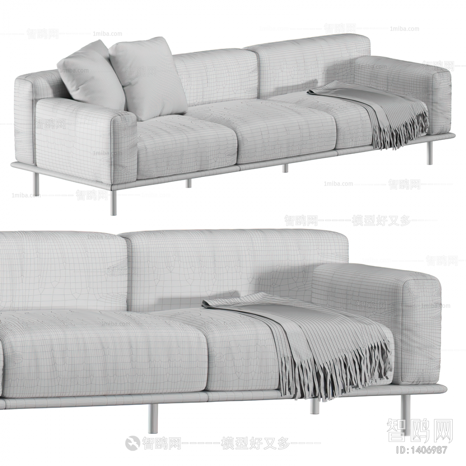 Modern Three-seat Sofa