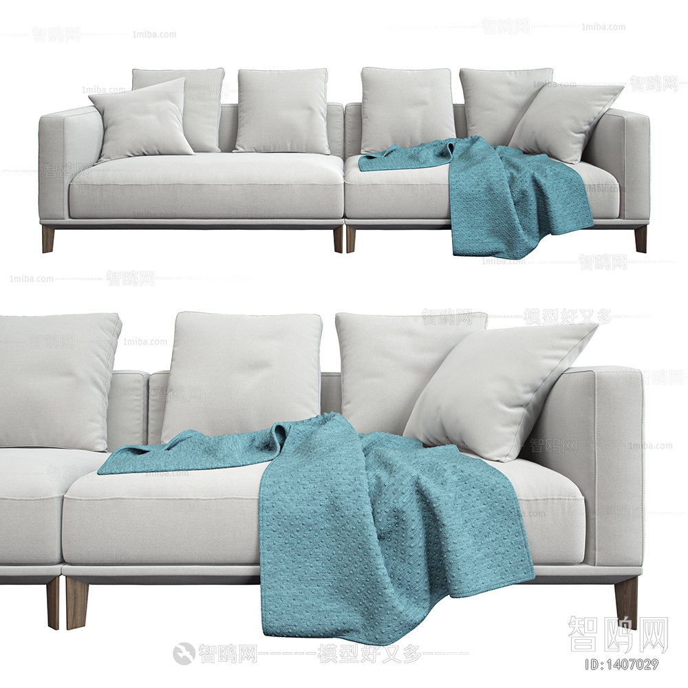 Modern Multi Person Sofa