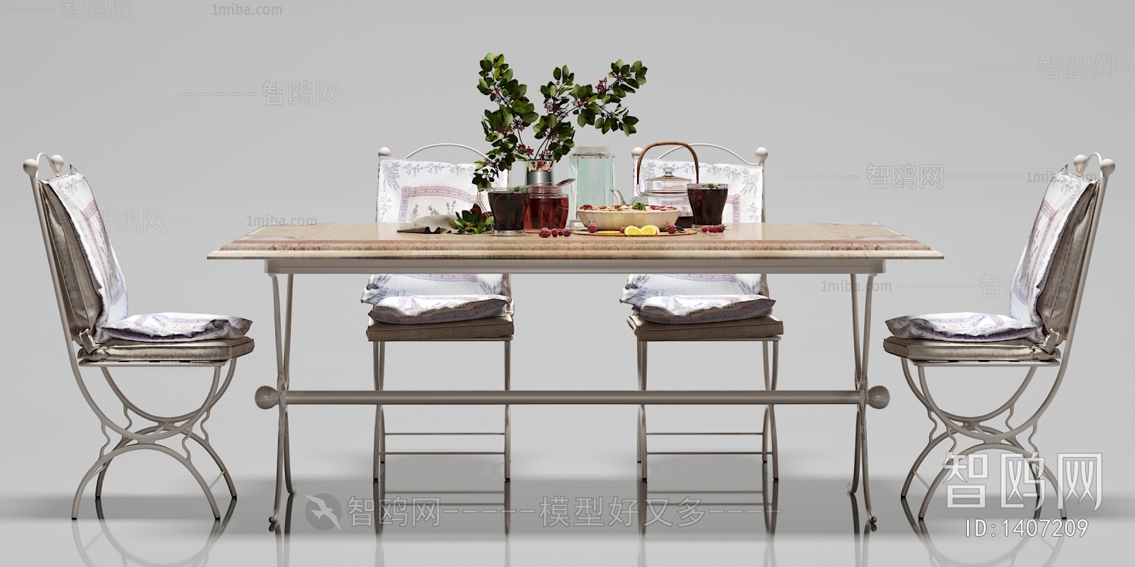 Post Modern Style Dining Table And Chairs